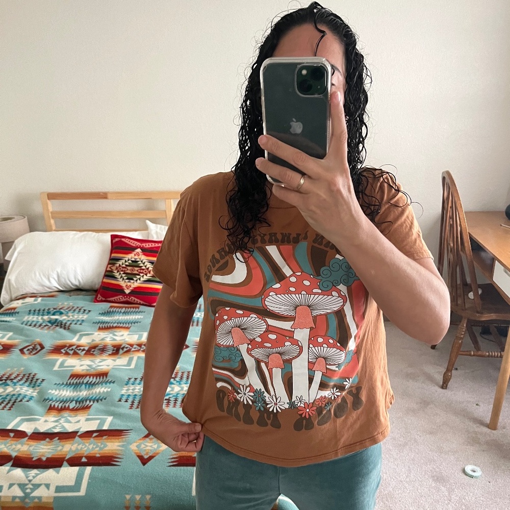 Mushroom Vintage Print Tee